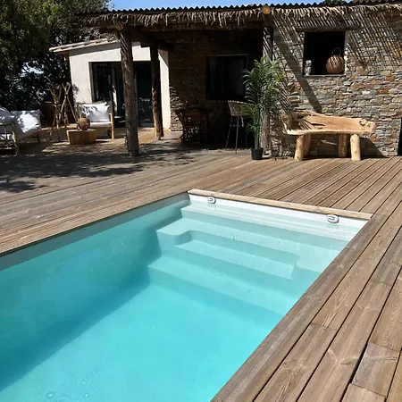 Villa Cabanon De Luxe, Piscine - Acqua Doria - Par Tgb Coti-Chiavari (Corsica)