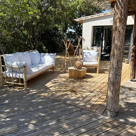Cabanon De Luxe, Piscine - Acqua Doria - Par Tgb * Coti-Chiavari (Corsica)